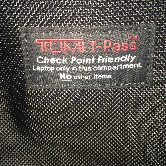 Tumi Alpha 2 T Pass leather backpack - Picture 4 of 5